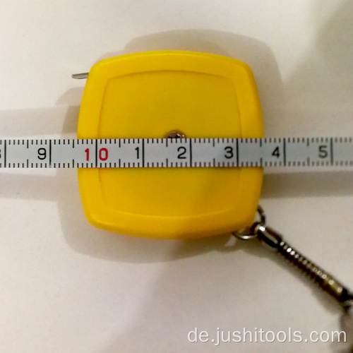 Benutzerdefinierte Mini Retractable Measuring Tape Keychain